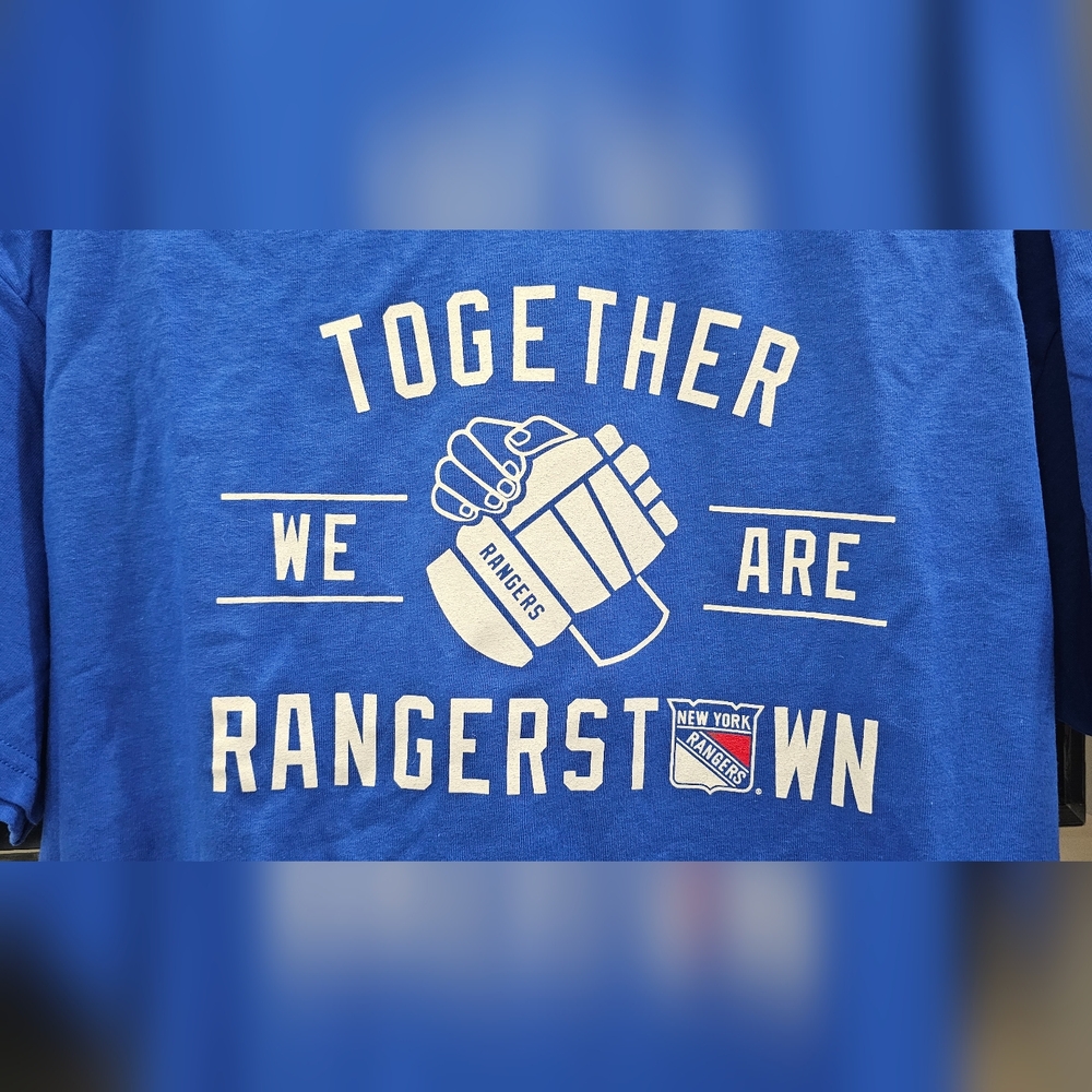 NY Rangers T Shirt Size XL Together We Are Rangerstown
